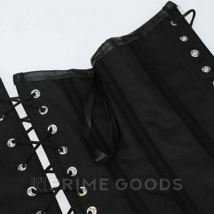 Кожаный корсет на шнуровке от sex shop primegoods фото 3