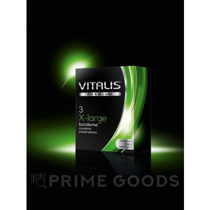 VITALIS №3 Large Презервативы увеличенного размера от sex shop primegoods фото 5