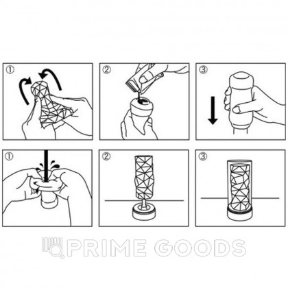 TENGA 3D Мастурбатор Zen от sex shop primegoods фото 2