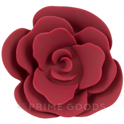Силиконовый анальный плаг Red rose от sex shop primegoods фото 3
