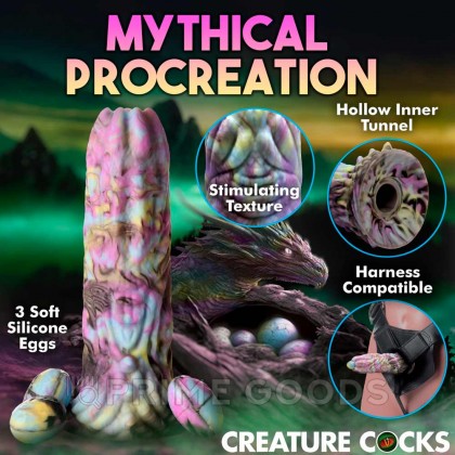 Фаллоимитатор Dragon Spawn Ovipositor Dildo w/ Eggs от sex shop primegoods фото 4