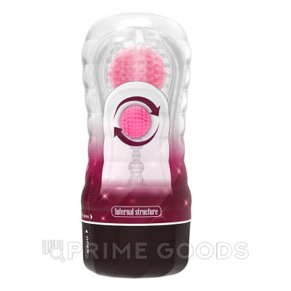 Мужской мастурбатор Black hole с внутренним стимулятором, розовый от sex shop primegoods фото 8