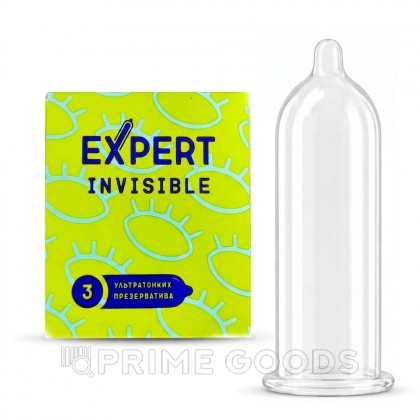 Презервативы EXPERT INVISIBLE № 3 (особо тонкие), 3 шт. от sex shop primegoods