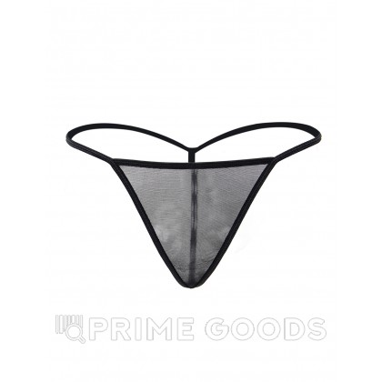 Кружевной пояс для чулок Black Sexy Lace (XL-2XL) от sex shop primegoods фото 4