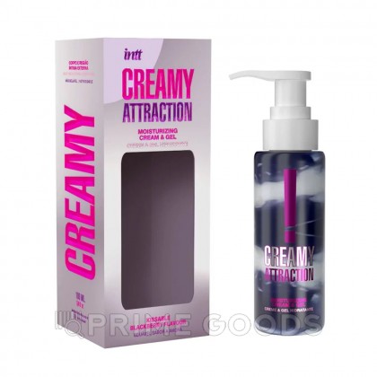 Увлажняющий крем для тела и интимной зоны INTT Creamy Attraction, ежевика, 100 мл от sex shop primegoods