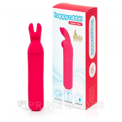 Вибропуля Happy Rabbit розовая от sex shop primegoods фото 4