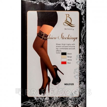 Чулки  Fashion Stockings, красный от sex shop primegoods фото 2