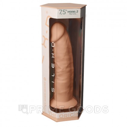 Фаллоимитатор с двойной плотностью SILEXD Model 2 светло-бежевый (19,2х4,7 см)  от sex shop primegoods фото 8