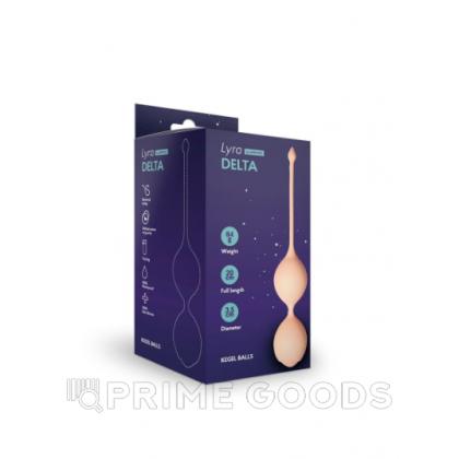Шарики Кегеля со смещенным центром тяжести Delta, цвет слоновая кость (20 * 3,5 см.) от sex shop primegoods фото 2