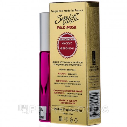 Духи с феромонами Sexy Life Wild Musk жен. №11 философия аромата Creed Aventus For Her, 10 мл от sex shop primegoods фото 3