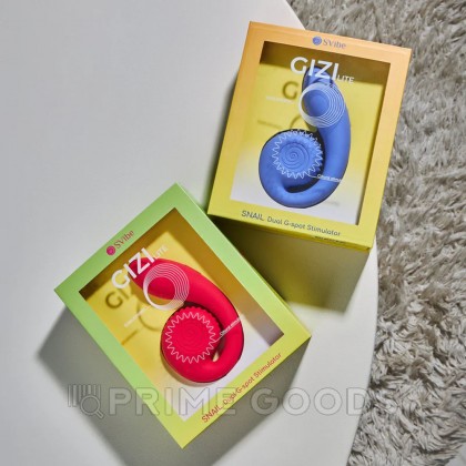 Двойной стимулятор точки G SVibe Snail GIZI Lite dragonfruit, розовый от sex shop primegoods фото 8