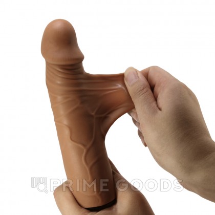 Реалистичный вибратор Waldorf Sliding skin (21,5*4 см) от sex shop primegoods фото 3