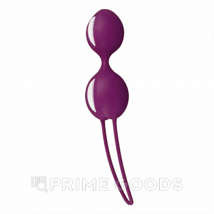Вагинальные шарики Fun factory SMARTBALLS DUO, пурпурно-белые от sex shop primegoods