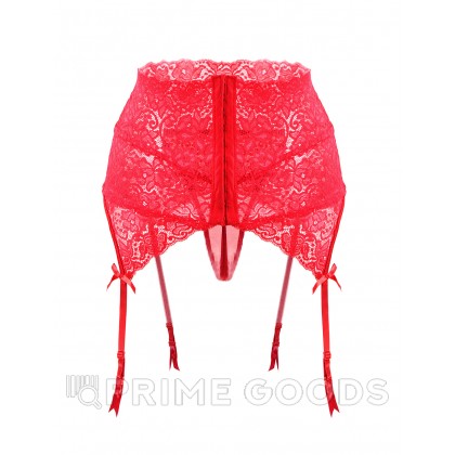 Пояс для чулок на высокой посадке Red Sexy Lace (3XL) от sex shop primegoods фото 2