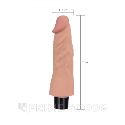 Реалистичный вибратор Real Softee Lovetoy (18*3,9) от sex shop primegoods фото 6