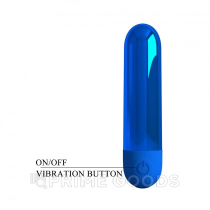 Перезаряжаемая вибропуля «Kiwi Pretty Love» синяя от sex shop primegoods фото 6