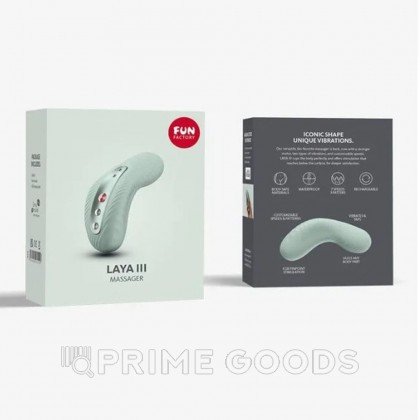 Универсальный вибромассажер Fun Factory Laya III (светло-зеленый) от sex shop primegoods фото 3
