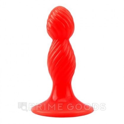 Набор анальных плагов, цвет красный: S,M,L от sex shop primegoods фото 2