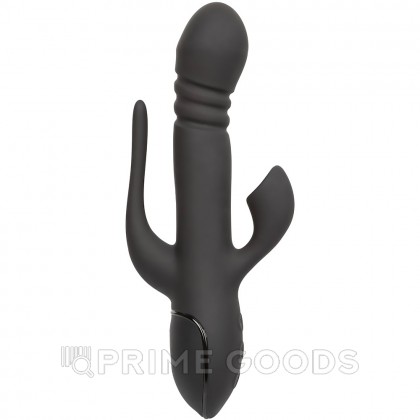 Вибромассажер тройной CalExotics III Triple Euphoria с режимом всасывания и анальной стимуляцией, 14 см x 3.75 см от sex shop primegoods фото 7