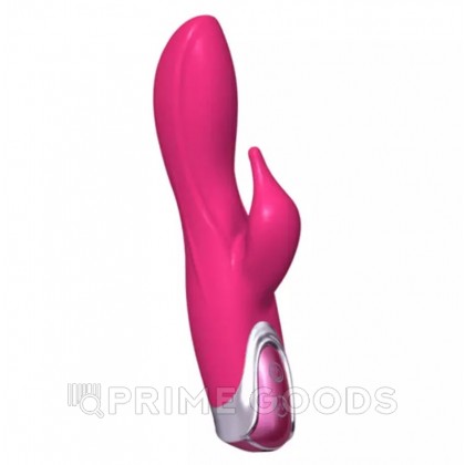 Вибратор с клиторальным стимулятором розовый от sex shop primegoods фото 3