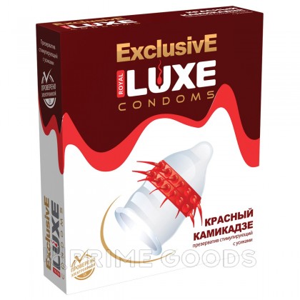 Презерватив Luxe 1шт Красный камикадзе с шип от sex shop primegoods