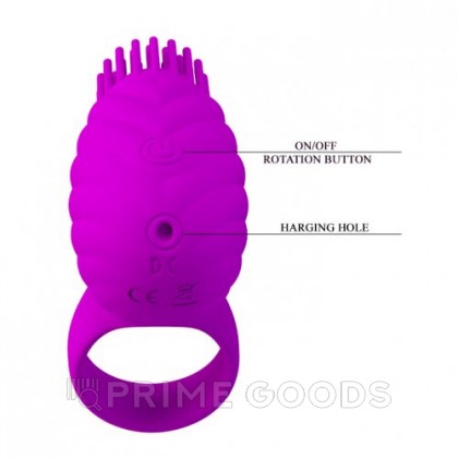 Виброкольцо с мощной стимуляцией клитора(на зарядке USB) от sex shop primegoods фото 2