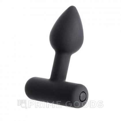 Анальная втулка Erotist SHAFT, силикон, чёрный, 6,9 см от sex shop primegoods фото 4