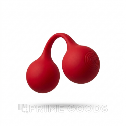 Стимулятор клитора с вибрацией SVibe Snail TWINN Clit Hugging Vibe вишневый от sex shop primegoods