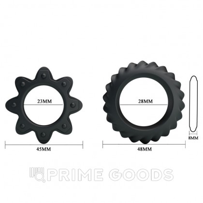 КОЛЬЦО ЭРЕКЦИОННОЕ 2 шт от sex shop primegoods фото 4