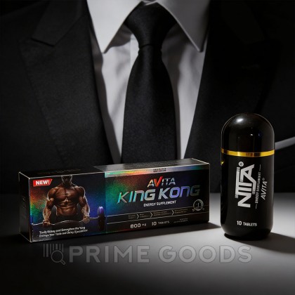 Возбуждающее средство для мужчин King Kong (10 таб.) от sex shop primegoods фото 6