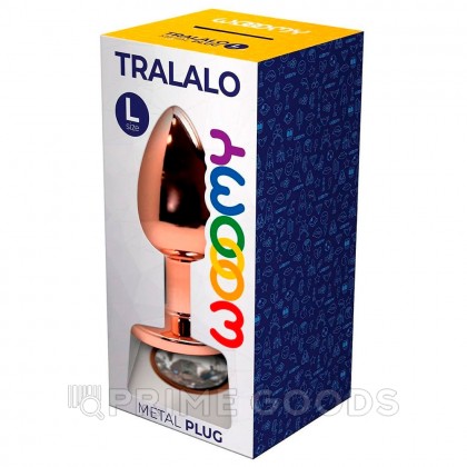Анальная пробка Tralalo Rose Gold от Wooomy от sex shop primegoods фото 2