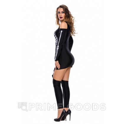Платье на хеллоуин «Скелет» размер S от sex shop primegoods фото 5