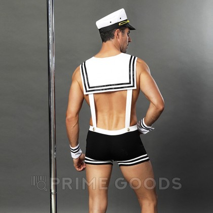 Ролевой костюм моряка ( боди, кепка, манжеты) от sex shop primegoods фото 4