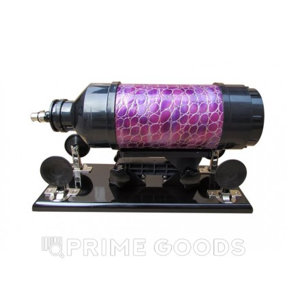 Секс-машина Machine Gun фиолетовая кожа от sex shop primegoods