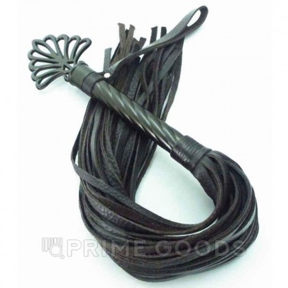 Плеть эксклюзивная с витой ручкой цвет шоколад от sex shop primegoods