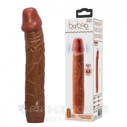 Реалистичный вибратор Bob мультискоростной (22,5 см) от sex shop primegoods фото 5