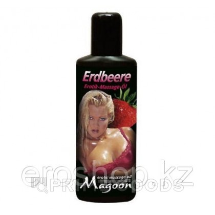 MAGOON Масло массажное Strawberry 100 мл от sex shop primegoods