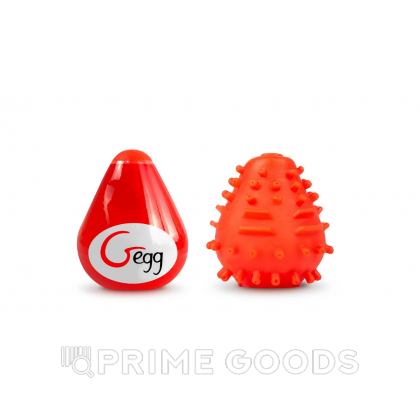 Gvibe Gegg Red - мастурбатор яйцо, 6.5х5 см (красный) от sex shop primegoods