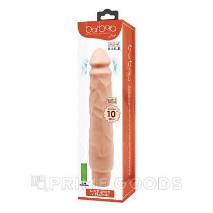 Вибратор-реалистик Barbara (25,5×4,9 см) от sex shop primegoods фото 2