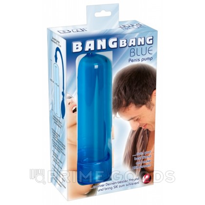 Помпа для пениса Bang Bang синяя от sex shop primegoods