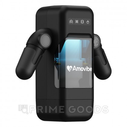 Инновационный робот-мастурбатор Game Cup (чёрный) от Amovibe от sex shop primegoods фото 7