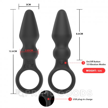 Анальный вибростимулятор Evan от sex shop primegoods фото 6