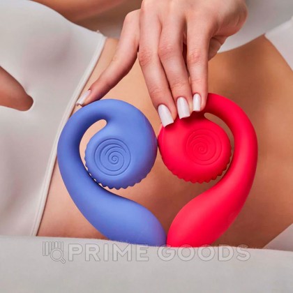Двойной стимулятор точки G SVibe Snail GIZI Lite dragonfruit, розовый от sex shop primegoods фото 4