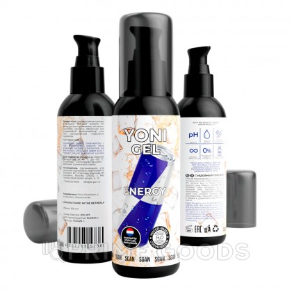 Лубрикант для орального секса SGAN YONI GEL со вкусом энергетика, 100 мл от sex shop primegoods