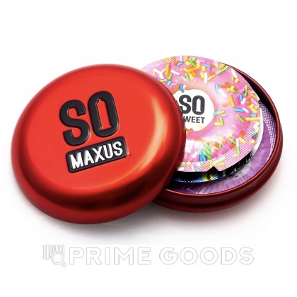 Презервативы ультратонкие Maxus Sensitive №3 металл. кейс, 3 шт. от sex shop primegoods фото 4