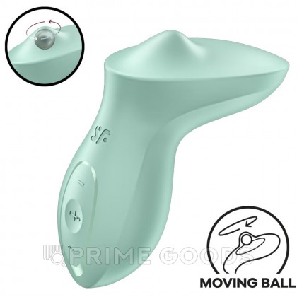 Стимулятор клитора Satisfyer Exciterrr Rolling Lay-on мятный от sex shop primegoods фото 2