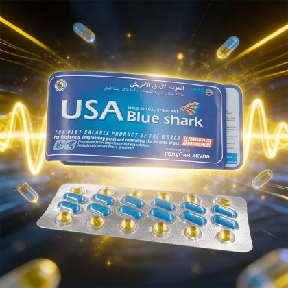 Возбуждющее средство для мужчин USA Blue Shark (12 таблеток + 12 витаминов) от sex shop primegoods фото 9