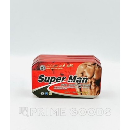 Возбуждающее средство для мужчин Super Man c витамином - (10 + 10) от sex shop primegoods