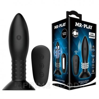 Анальный виброплаг с дополнительной стимуляцией Mr.Play от sex shop primegoods