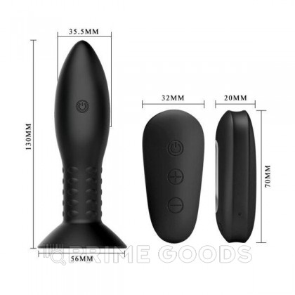 Анальный виброплаг с дополнительной стимуляцией Mr.Play от sex shop primegoods фото 3